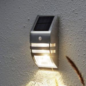 STAR TRADING Lámpara solar LED pared Wally, detector movimi…