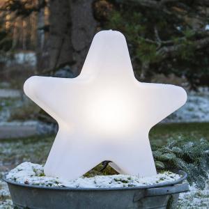 STAR TRADING Lámpara de terraza Gardenlight, forma de estre…