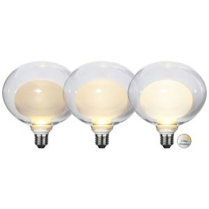STAR TRADING Bombilla LED Space E27 3,5W G150, opal, 3-step…