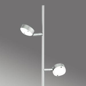 Busch Lámpara de pie LED minimalista SATURN, 2 luces