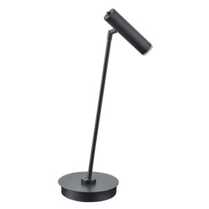 HELL Lámpara de mesa LED Tom, atenuable, negro