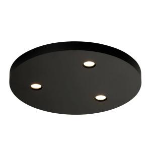 Bopp Close Lámpara de techo LED redonda de 3 luces negro