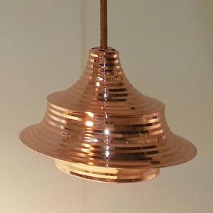Bover Tibeta 02 - lámpara colgante LED, cobre