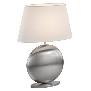 BANKAMP Asolo lámpara mesa blanco/níquel alto 51cm