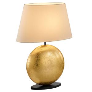 BANKAMP Mali lámpara de mesa, crema/oro, alto 51cm
