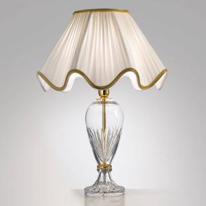 Cremasco Lámpara de mesa Belle Epoque, 50 cm dorado