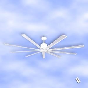 CasaFan Ventilador de techo Big Smooth Eco, 220 cm, blanco