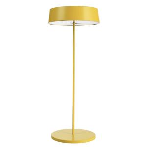Deko-Light Lámpara de mesa LED Miram, batería, amarillo