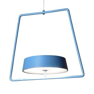Deko-Light Lámpara colgante LED Miram, batería, azul