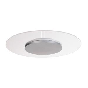 Deko-Light Zaniah Plafón LED, luz 360°, 24W, plata