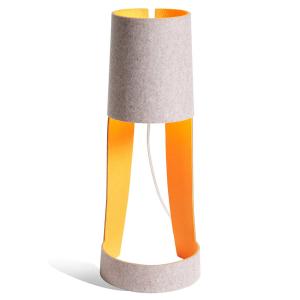 Domus Lámpara de mesa Mia gris/naranja