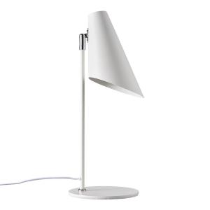 Dyberg Larsen Cale lámpara de mesa de metal blanco