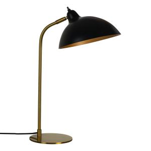 Dyberg Larsen Futura lámpara de mesa latón/negro