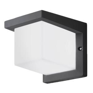 EGLO Aplique LED para exterior Desella en forma de cubo