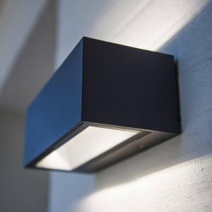LUTEC Aplique de pared exterior LED moderno Nomra IP54