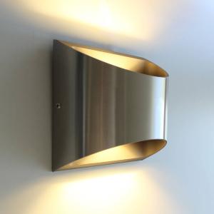Eco-Light Aplique LED Dodd semicírculo acero inoxidable