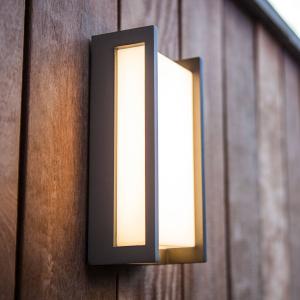 Eco-Light Aplique de exterior LED recto Qubo