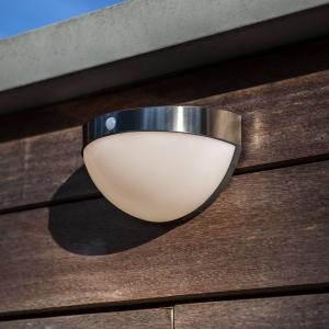 LUTEC Bubble - aplique de exterior solar con sensor