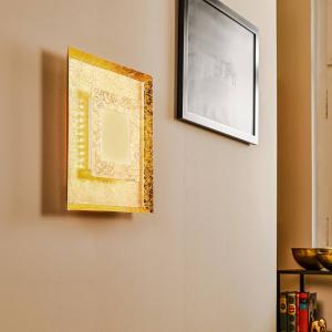 Eco-Light Aplique LED Window, 39x39 cm, dorado