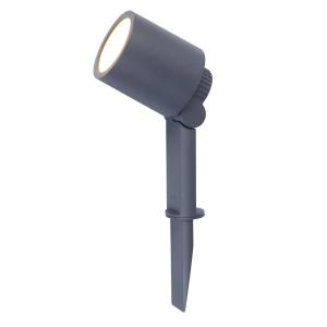 LUTEC Lámpara LED con pica Explorer con cabezal de foco