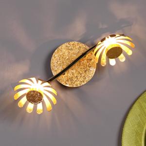 Eco-Light Aplique LED Bloom 2 luces oro