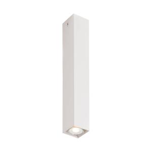 Eco-Light Fluke downlight, forma angular, altura 40 cm, bla…