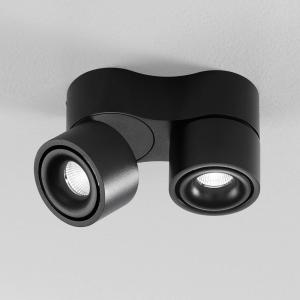Egger Licht Egger Clippo S Duo foco de techo LED, negro 3.0…