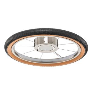 Evotec Plafón LED Wheel, RGB, negro