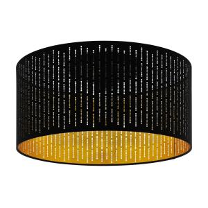 EGLO Lámpara de techo Varillas en negro/dorado