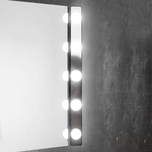 Ebir Lámpara de espejo LED Hollywood, 60 cm, 5 luces