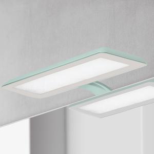 Ebir Lámpara de espejo LED Nikita aguamarina/gris acero