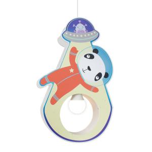 Elobra Little Astronauts Lámpara colgante Panda