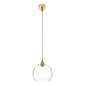 EBB & FLOW Rowan lámpara colgante vidrio oro Ø22cm