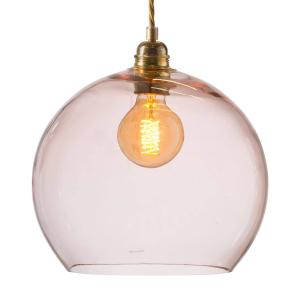EBB & FLOW Rowan lámpara colgante rosa-oro Ø 28cm