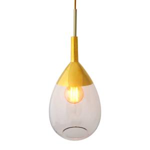 EBB & FLOW Lute M lámpara colgante oro claro