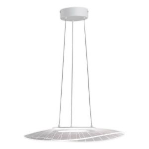 Fabas Luce Lámpara colgante LED Vela, blanca, Oval, 59 cm x…