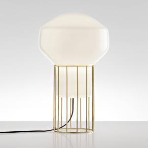 Fabbian Aérostat - lámpara de mesa de latón 23 cm