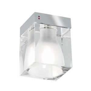 Fabbian Cubetto lámpara de techo 1 luz, transparente