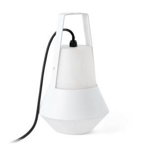 FARO BARCELONA Cat - lámpara de exterior móvil en blanco
