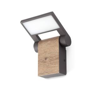 FARO BARCELONA Aplique LED para exterior Wood