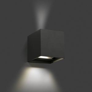 FARO BARCELONA Aplique LED de exterior Olan, gris oscuro