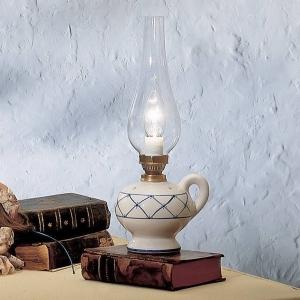 Ferroluce Lámpara de mesa rústica de estilo rústico