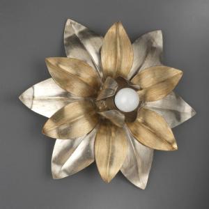 Ferro Luce Lámpara de pared Marsala en forma de flor