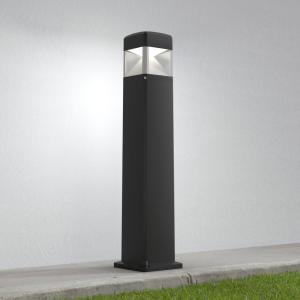 Fumagalli Bolardo LED Elisa 800, negro, transparente 10W CCT