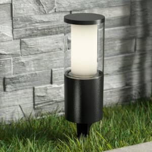 Fumagalli Lámpara LED con pica Carlo en negro 25cm 3,5W CCT