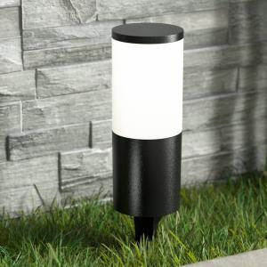 Fumagalli Lámpara LED con pica Amelia, CCT, negro