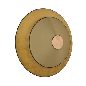 Forestier Cymbal S lámpara de pared LED, bronce