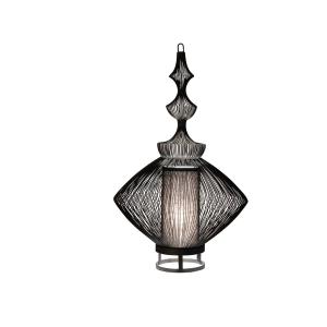 Forestier Lámpara de mesa Opium, negra