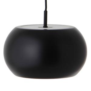 Lámpara colgante FRANDSEN BF20, Ø 28 cm, negro mate