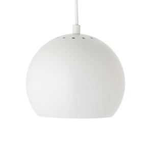 FRANDSEN lámpara colgante Bola, blanco mate, Ø 18 cm